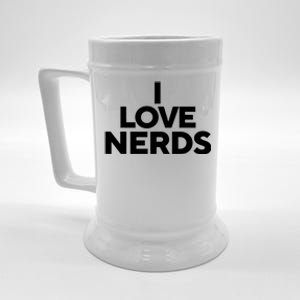 I Love Nerds Beer Stein