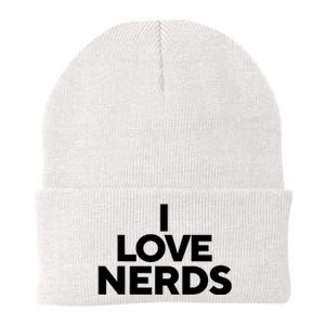 I Love Nerds Knit Cap Winter Beanie