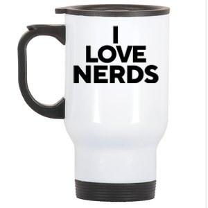 I Love Nerds Stainless Steel Travel Mug