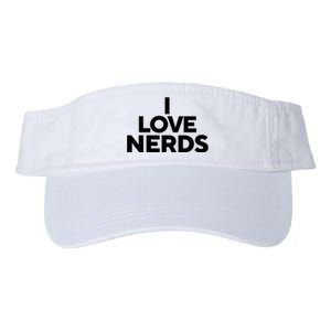 I Love Nerds Valucap Bio-Washed Visor