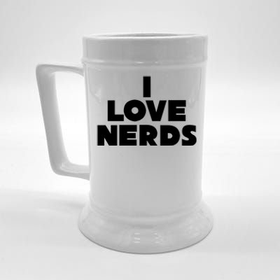 I Love Nerds Beer Stein