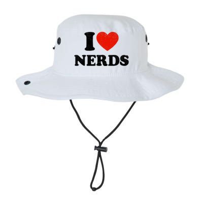 I Love Nerds Outfit Girl I Heart Nerds Legacy Cool Fit Booney Bucket Hat