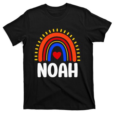 I Love Noah Cute Noah Rainbow T-Shirt