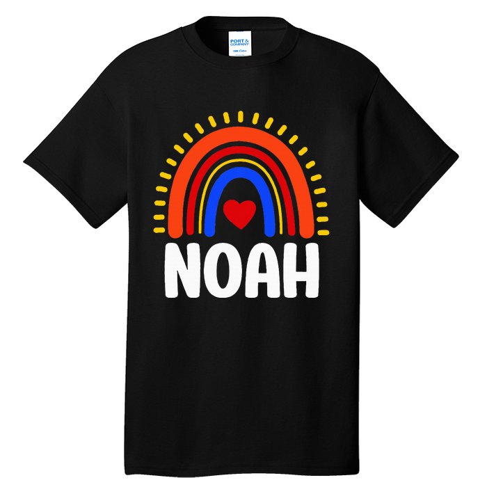 I Love Noah Cute Noah Rainbow Tall T-Shirt