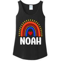 I Love Noah Cute Noah Rainbow Ladies Essential Tank