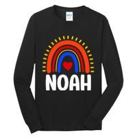 I Love Noah Cute Noah Rainbow Tall Long Sleeve T-Shirt