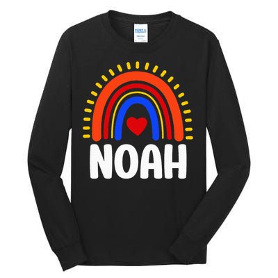 I Love Noah Cute Noah Rainbow Tall Long Sleeve T-Shirt