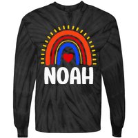 I Love Noah Cute Noah Rainbow Tie-Dye Long Sleeve Shirt