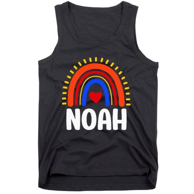 I Love Noah Cute Noah Rainbow Tank Top