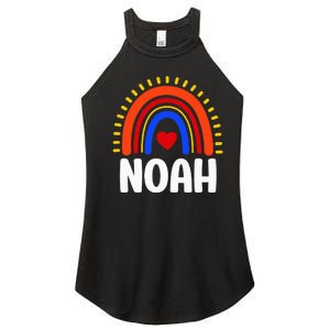 I Love Noah Cute Noah Rainbow Women's Perfect Tri Rocker Tank