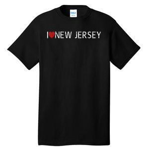 I Love New Jersey Tall T-Shirt