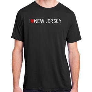 I Love New Jersey Adult ChromaSoft Performance T-Shirt