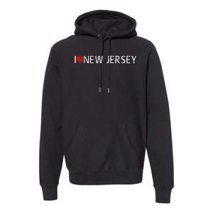 I Love New Jersey Premium Hoodie