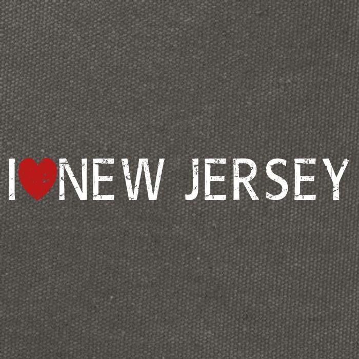 I Love New Jersey Cotton Canvas Backpack