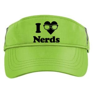 I Love Nerds Adult Drive Performance Visor