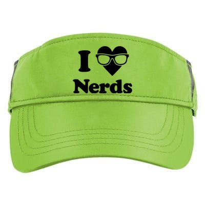 I Love Nerds Adult Drive Performance Visor