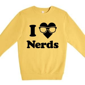 I Love Nerds Premium Crewneck Sweatshirt