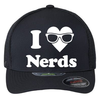 I Love Nerds Flexfit Unipanel Trucker Cap