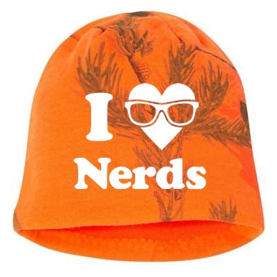 I Love Nerds Kati - Camo Knit Beanie