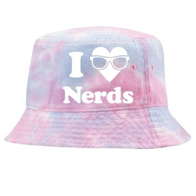 I Love Nerds Tie-Dyed Bucket Hat