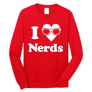 I Love Nerds Long Sleeve Shirt