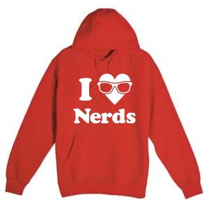 I Love Nerds Premium Pullover Hoodie