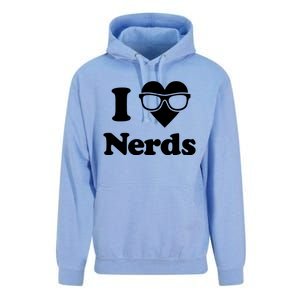 I Love Nerds Unisex Surf Hoodie