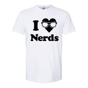 I Love Nerds Softstyle CVC T-Shirt