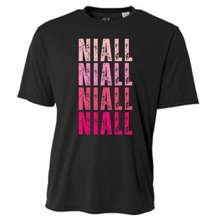 I Love Niall Vintage Personalized Name Niall Cooling Performance Crew T-Shirt