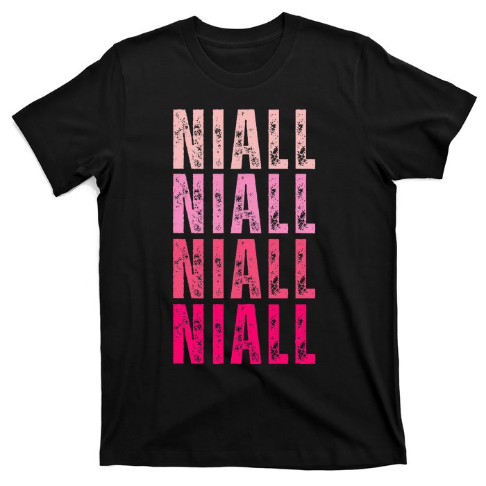 I Love Niall Vintage Personalized Name Niall T-Shirt