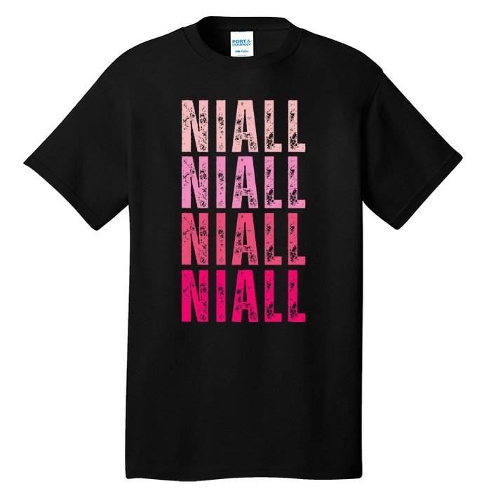 I Love Niall Vintage Personalized Name Niall Tall T-Shirt