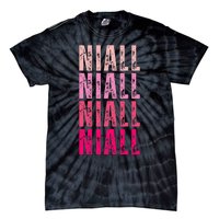 I Love Niall Vintage Personalized Name Niall Tie-Dye T-Shirt