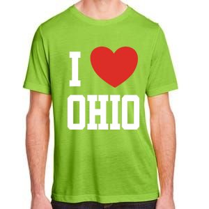 I Love Ohio Loveheart Usa State Cool Gift Adult ChromaSoft Performance T-Shirt