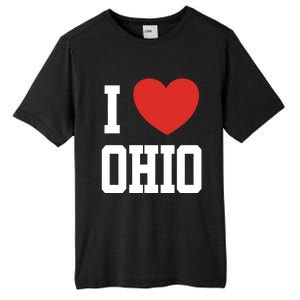 I Love Ohio Loveheart Usa State Cool Gift Tall Fusion ChromaSoft Performance T-Shirt