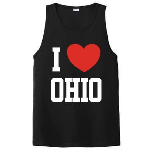 I Love Ohio Loveheart Usa State Cool Gift PosiCharge Competitor Tank