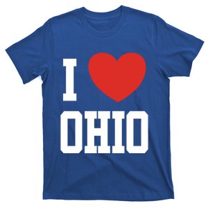 I Love Ohio Loveheart Usa State Cool Gift T-Shirt