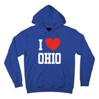 I Love Ohio Loveheart Usa State Cool Gift Tall Hoodie