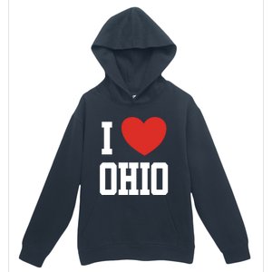 I Love Ohio Loveheart Usa State Cool Gift Urban Pullover Hoodie