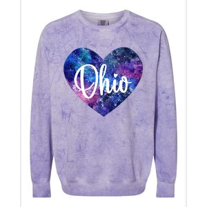 I Love Ohio Usa Gift Colorblast Crewneck Sweatshirt