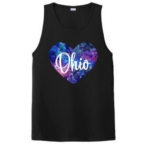 I Love Ohio Usa Gift PosiCharge Competitor Tank