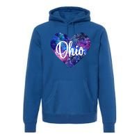 I Love Ohio Usa Gift Premium Hoodie