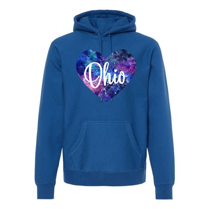 I Love Ohio Usa Gift Premium Hoodie