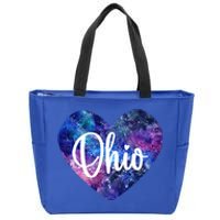 I Love Ohio Usa Gift Zip Tote Bag