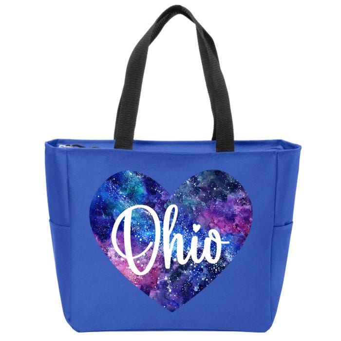 I Love Ohio Usa Gift Zip Tote Bag