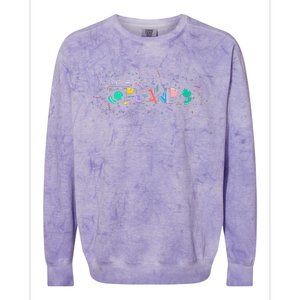 I Love Orlando Party Logo Colorblast Crewneck Sweatshirt