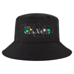 I Love Orlando Party Logo Cool Comfort Performance Bucket Hat