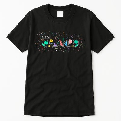 I Love Orlando Party Logo Tall T-Shirt