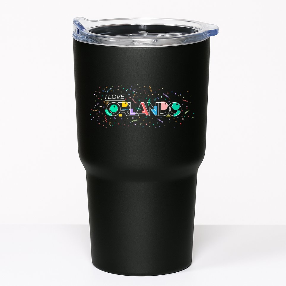 I Love Orlando Party Logo Tumbler