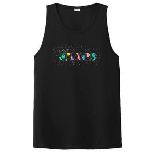 I Love Orlando Party Logo PosiCharge Competitor Tank