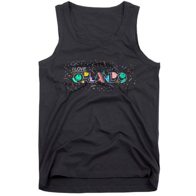 I Love Orlando Party Logo Tank Top